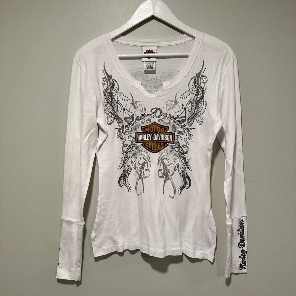 Harley-davidson Women's White T-shirt
